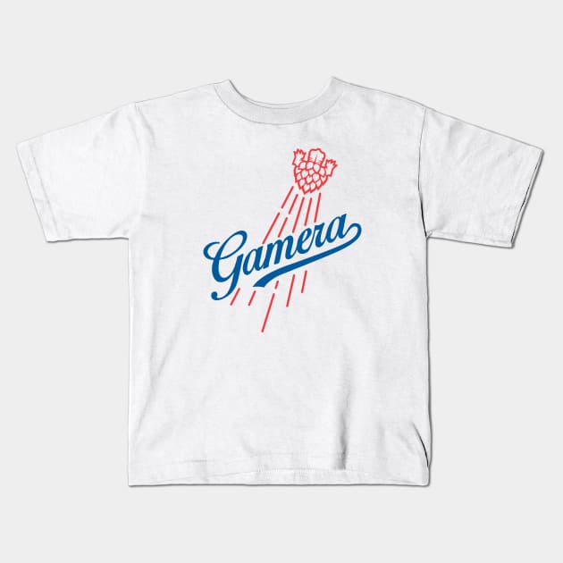 GAMERA - Baseball style parody Kids T-Shirt by ROBZILLA